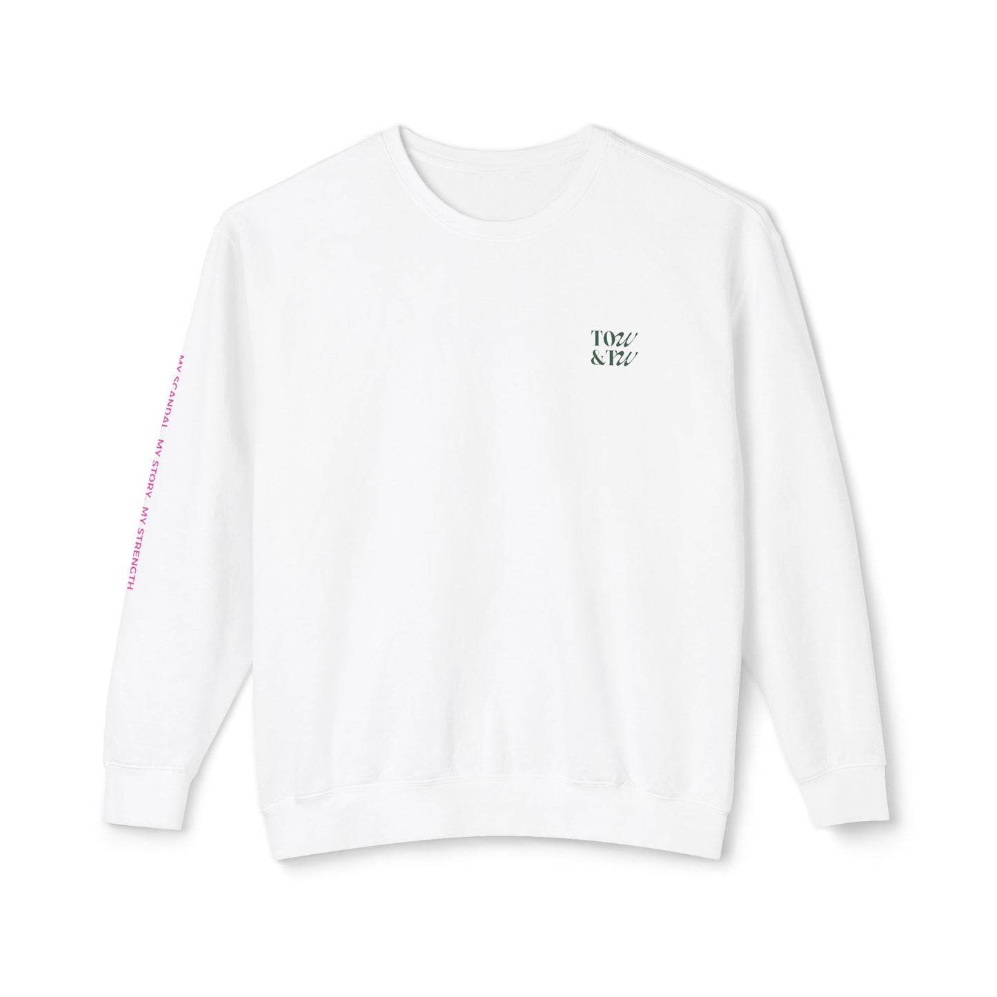 Your Scandal Doesn’t Define You, It Refines You — Unisex Lightweight Crewneck Sweatshirt