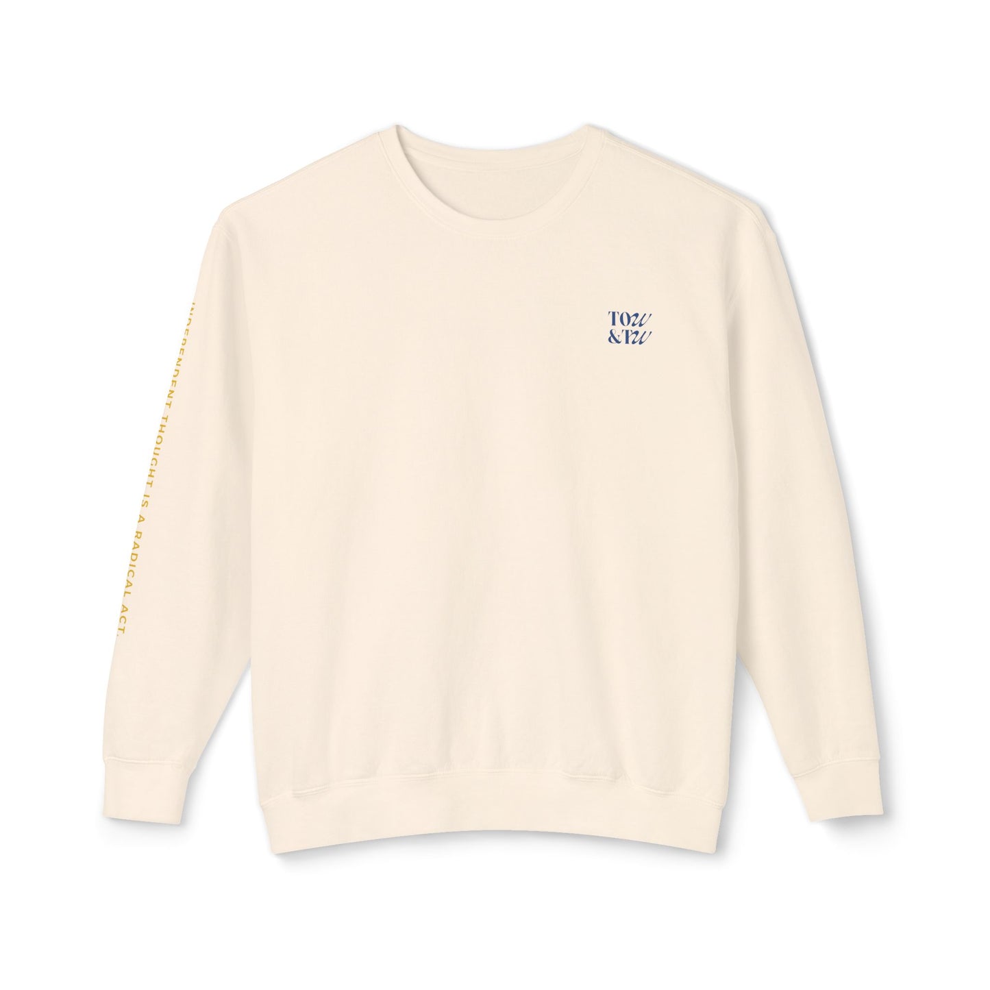 Great Minds Think for Themselves – Unisex Lightweight Crewneck Sweatshirt