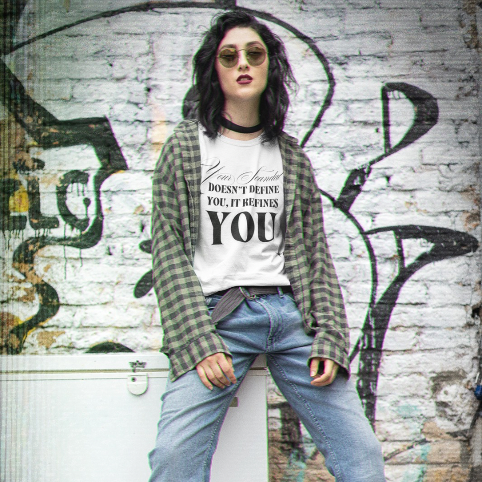 Your Scandal Doesn’t Define You, It Refines You — Women’s Maple Tee