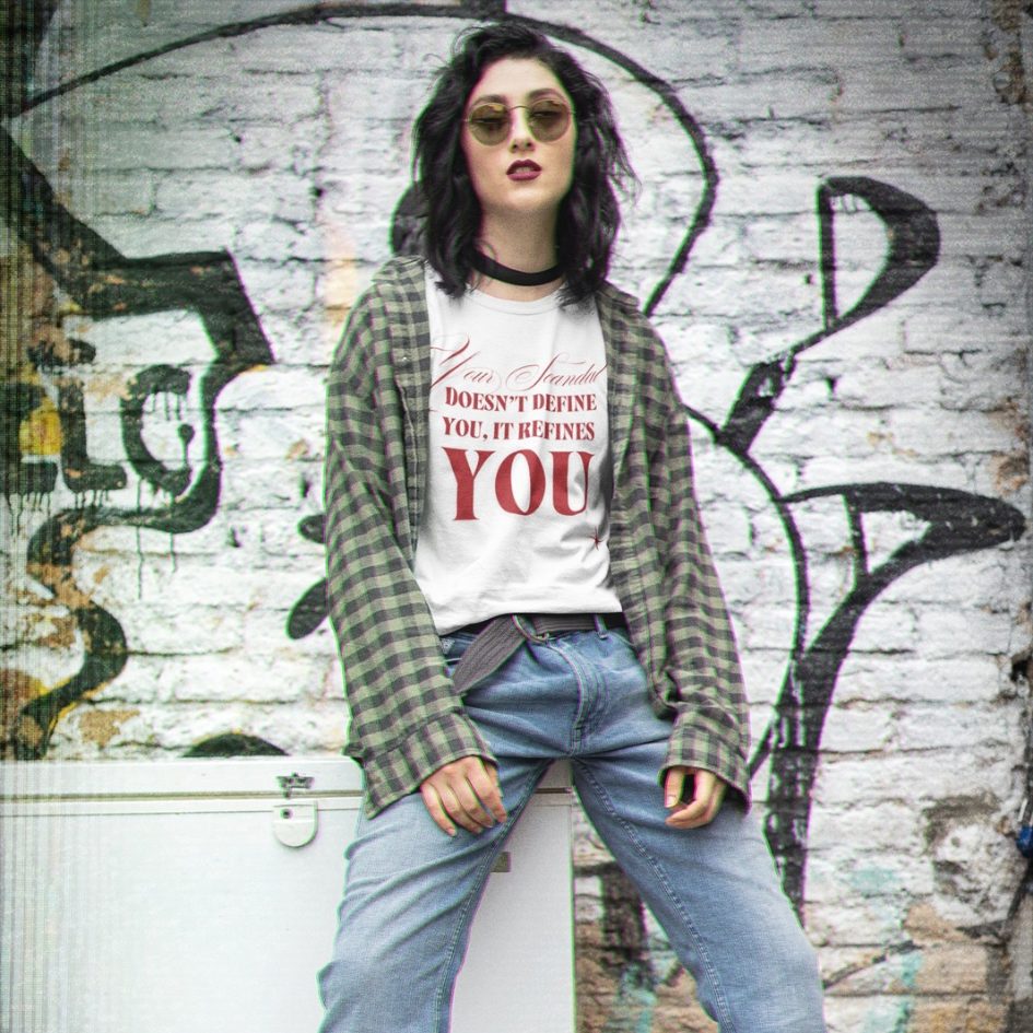 Your Scandal Doesn’t Define You, It Refines You — Women’s Maple Tee