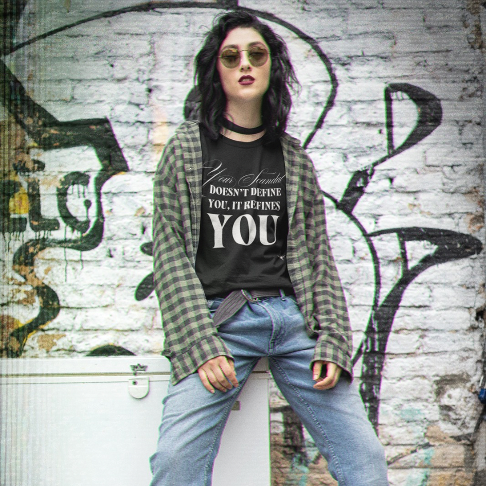 Your Scandal Doesn’t Define You, It Refines You — Women’s Maple Tee