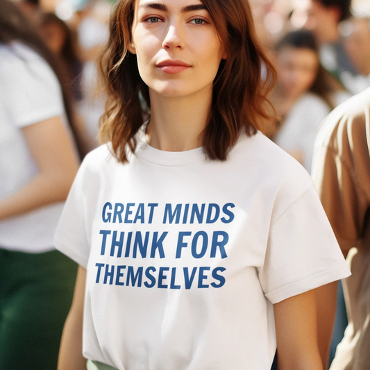 Great Minds Think for Themselves – Women’s Maple Tee