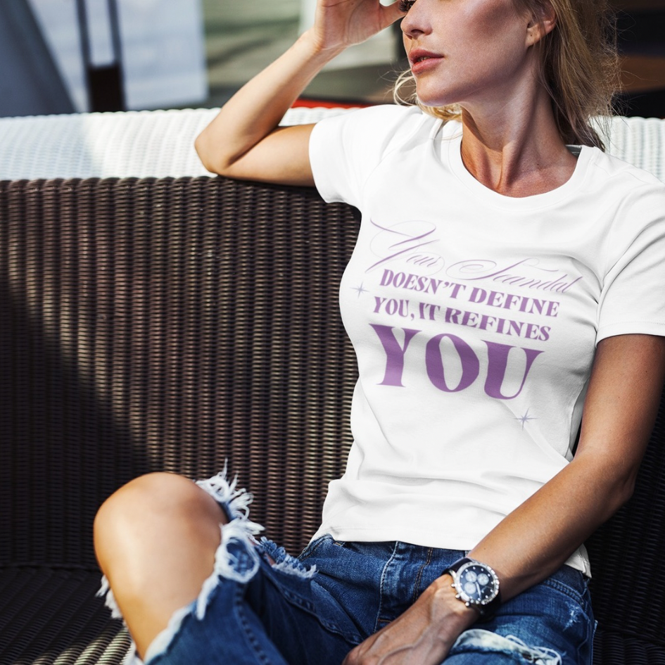 Your Scandal Doesn’t Define You, It Refines You — Women’s Maple Tee