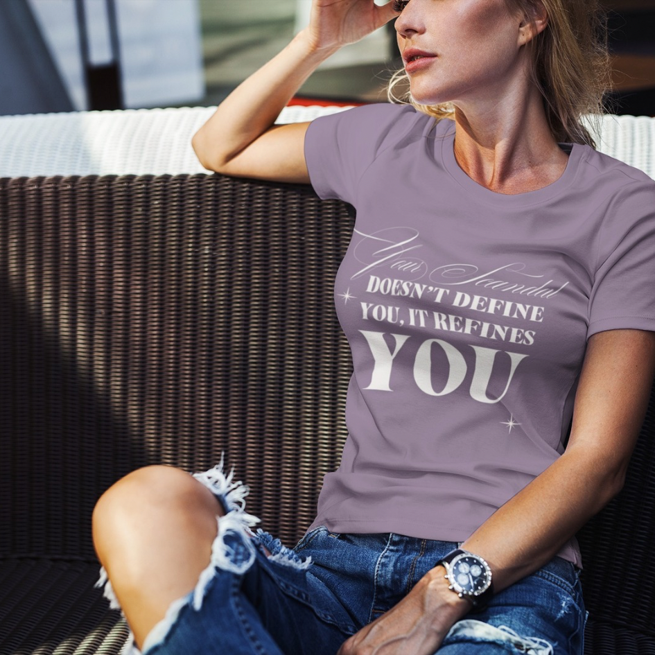 Your Scandal Doesn’t Define You, It Refines You — Women’s Maple Tee