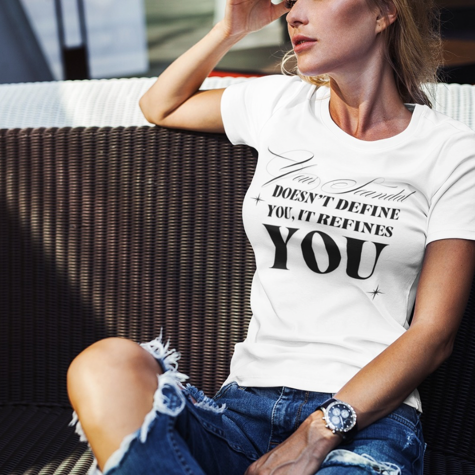 Your Scandal Doesn’t Define You, It Refines You — Women’s Maple Tee
