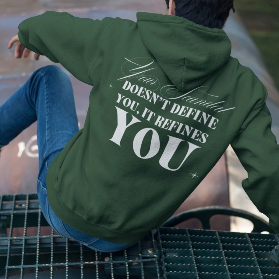 Your Scandal Doesn’t Define You, It Refines You – Unisex Heavy Blend™ Hoodie